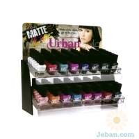 Matte Flat Nail Color Display