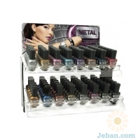 Metallic Nail Polish Display