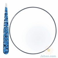 Graffiti Slant Tweezer With 10x Mirror