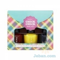 Face It Check Check Nail Kit : Vintage Check