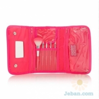 Cosmetic Bag & Brush Se