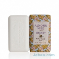 Heritage Soaps : Almond Milk & Honey Triple Milled Soap