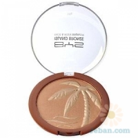 Island Bronze : Face & Body Bronzer With Palm Tree Pattern