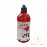 Rose Oil Whitening Bath Gel