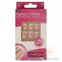 French Nails Extra Short Pink