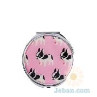 French Bulldog Mirror Compact