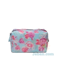 Floral Cosmetic Bag