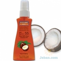 Coconut Moisturizing Sun Block Oil Spf 55 Pa+++