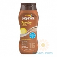 Tanning Lotion : SPF 15 Sunscreen