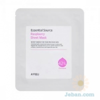 Essential Source : Raspberry Sheet Mask