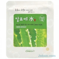 Aloe Deep Sea Water Cotton Mask