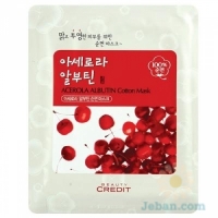 Acerola Albutin Cotton Mask