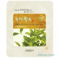 Green Tea Yellow Soil Cotton Mask