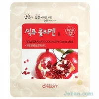 Pomegranate Collagen Cotton Mask