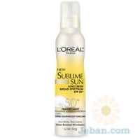 Sublime Sun Advanced Sunscreen : Feather Light Foaming Lotion SPF 50+