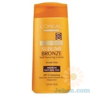 Sublime Bronze™ : Self-Tanning Lotion SPF 15 Medium Natural Tan