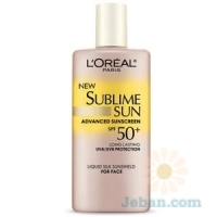 Sublime Sun Advanced Sunscreen : SPF 50+ Liquid Silk Sunshield For Face