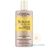 Sublime Sun Advanced Sunscreen : Liquid Silk Lotion For Face SPF 30