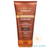 Sublime Bronze™ : Tinted Self-Tanning Lotion Medium Natural Tan