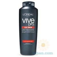 Vive Pro For Men : Daily Thickening 2-In-1 Shampoo & Conditioner