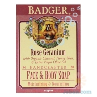 Face & Body Soap : Rose Geranium