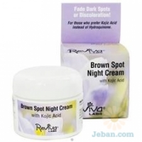 Brown Spot : Night Cream With Kojic Acid