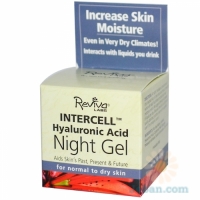 Intercell : Night Gel With Hyaluronic Acid