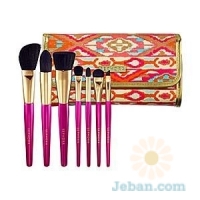 Around The World In 7 Brushes Travel Clutch