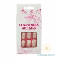 False Nails : Pretty Flower