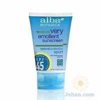 Very Emolliant Sunscreen : Sport SPF 45