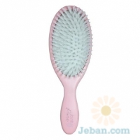 Pink Wooden Gentle Bristle Brush