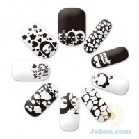 Easy Funny Nail Sticker Nightglow : Girl Friends