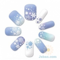 Easy Funny Nail Sticker : Romantic Snow