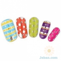 Easy Funny Nail Sticker BlingBling : Shooting Star