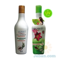 Cruset Leave On Hair Conditioner Treatment Ginseng & Rice Milk