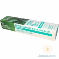 Natural Tea Tree Oil & Neem Toothpaste