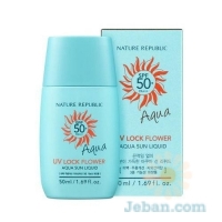 UV Lock Flower : Aqua Sun Liquid SPF50+ PA+++