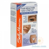 Wax Strip Kit For Face Eyebrow And Bikini Area