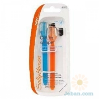 Get In Shape 2 Brow Shapers With Brush And Comb