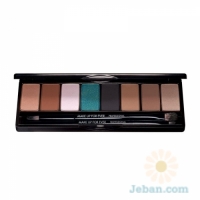 Blue Sepia Eye & Eyebrow Palette