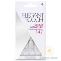 French Manicure : Classic Bare Slim Tip 142