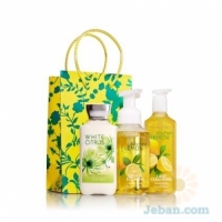 White Citrus : Lather & Lotion Gift Set