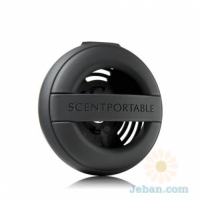 Scentportable Holder : Black Rubber Car Clip