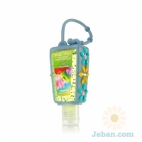 Pocketbac Holder : Blue Flower Rhinestone