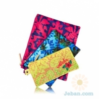 Cosmetic Bag Trio Say Aloha To Hawaii