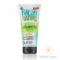 Men : Duschgel + Shampoo 3in1 Fresh Nature