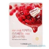 Real Nature Mask Sheet : Raspberry