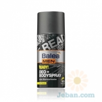 MEN :Ready! Deo + Bodyspray