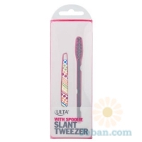 With Spoolie Slant Tweezer