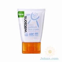 Sensitive Sunblock Face Cream Spf50 Pa+++